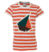 Sail Seventy Red and White Stripe T-Shirt