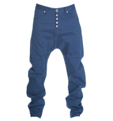 Humor Santiago Marine Blue Low Crotch Jeans -