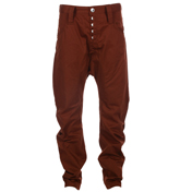 Humor Santiago Russet Brown Chino Trousers
