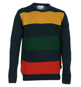 Vvevo Dark Marine, Yellow, Red and Green