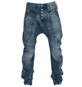 Humor Zanka Light Blue Denim Carrot Fit Jeans