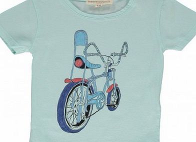 Hundred Pieces Chopper baby T-shirt Pale green `3 months,6