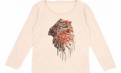 Hundred Pieces Indian T-Shirt Beige `10 years