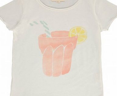 Hundred Pieces Lemonade T-shirt Ecru `2 years,4 years,6 years,8