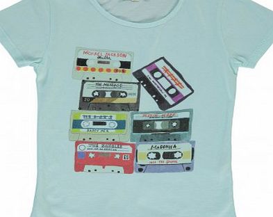 Hundred Pieces Mixtape T-shirt Pale green `2 years,4 years,6