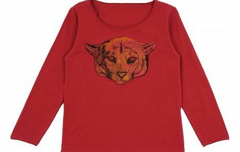 Hundred Pieces Puma T-Shirt Red `2 years,6 years,8 years,10