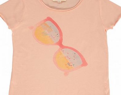 Hundred Pieces Sunglasses T-shirt Peach `2 years,4 years,6