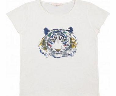 Tiger T-shirt Off white `2 years,8 years,10