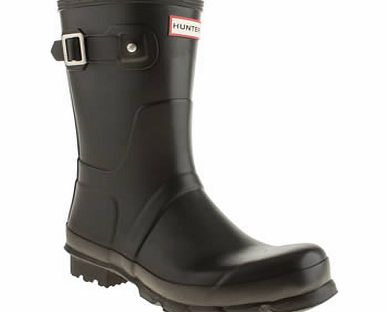 Hunter Black Original Short Boots