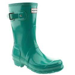 Hunter Female Hunter Original Short Manmade Upper Casual in Turquoise