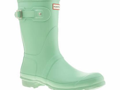 Hunter Light Green Original Short Boots