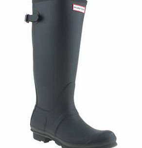 Hunter Navy Original Back Adjust Boots