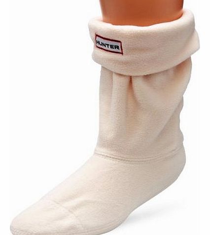 Hunter Short Welly Unisex Adult Socks Cream Large