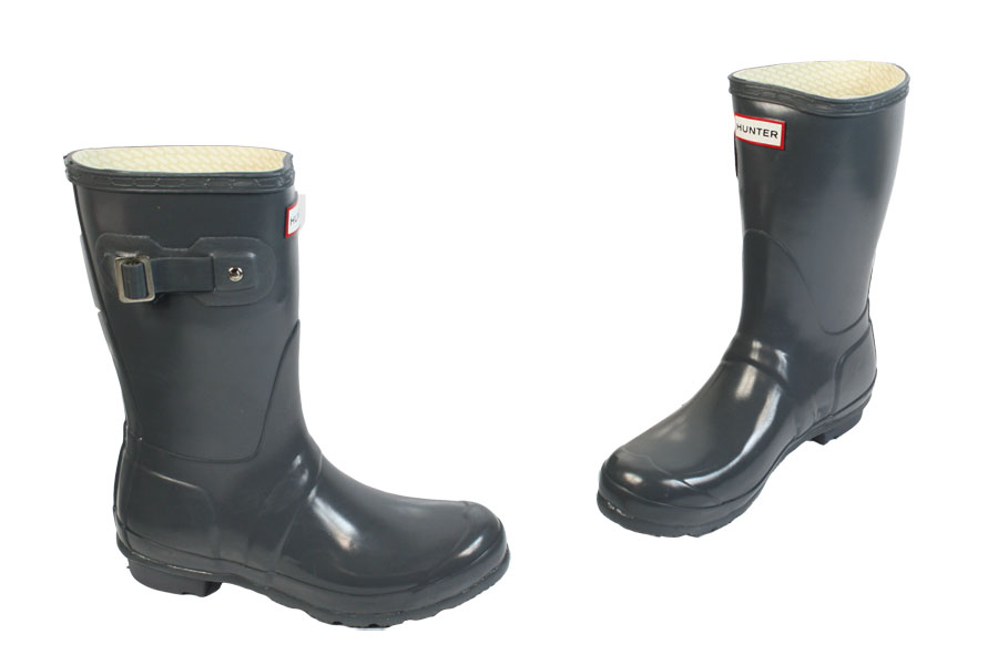 Hunter Wellies - Original Gloss Short - Graphite