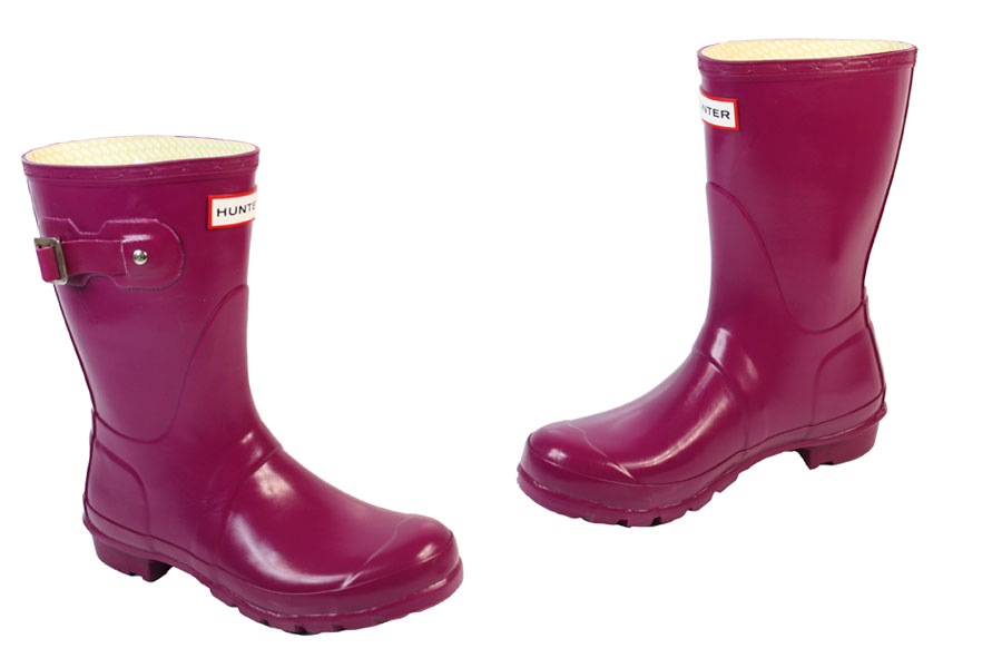 Hunter Wellies - Original Gloss Short - Violet