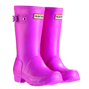 Hunter Wellies - Original Kids - Fuchsia