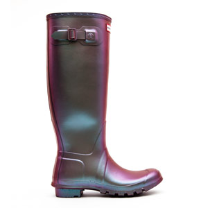Hunter Wellies - Original Pearlescent - Green