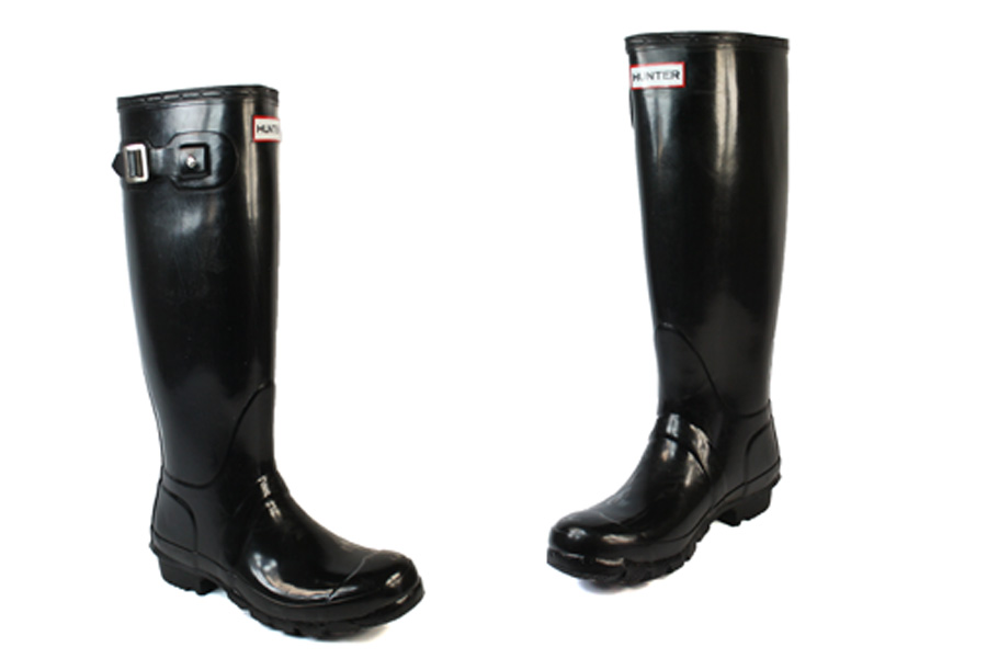 Hunter Wellies - Original Tall Gloss - Black