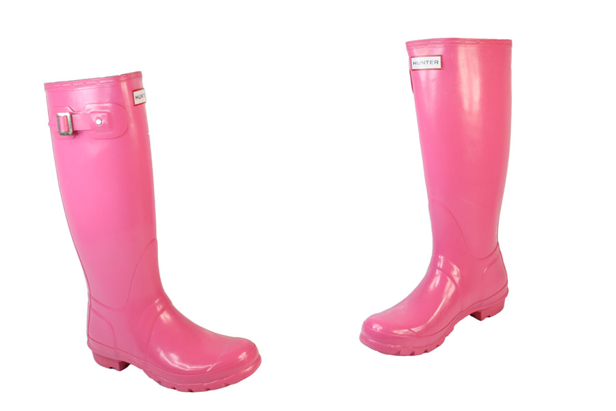 Hunter Wellies - Original Tall Gloss - Fuchsia