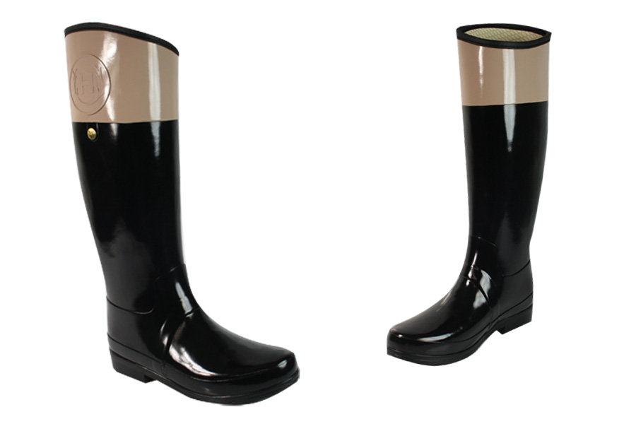 Hunter Wellies - Regent Carlyle - Black / Camel