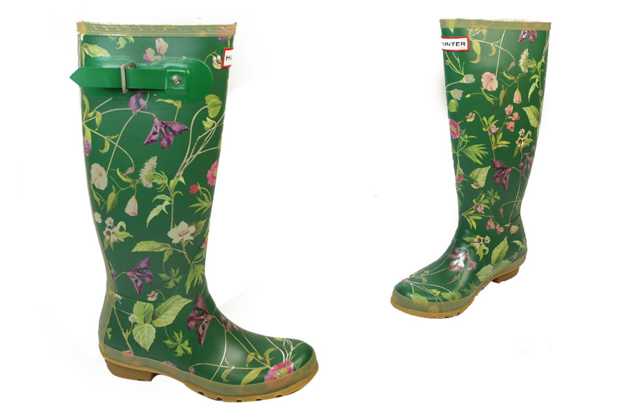 Hunter Wellies - RHS Tall - Green