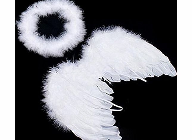 HuntGold Lovely Infant Baby Kids Angel Wing Photo Props Costume Stage Equipment