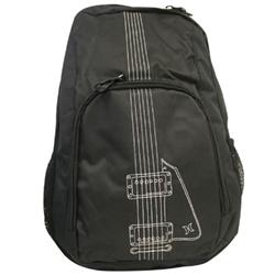 hurley Backpack Guitar Pattern - Black