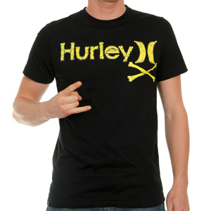 Hurley Bone A Fide Tee shirt - Black