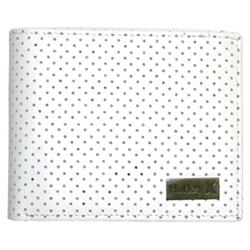 hurley Brinx Bifold Leather Wallet - White