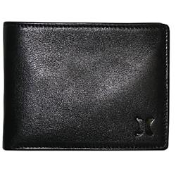 Hurley Broker Bifold Leather Wallet - Black