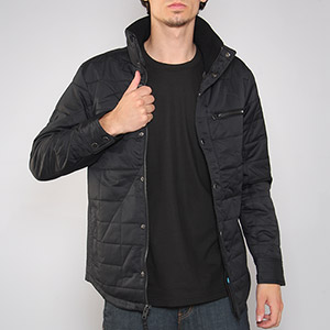 Covert Shred Quilted jacket - Black
