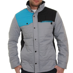 Hurley Covert Shred Quilted jacket - Concrete