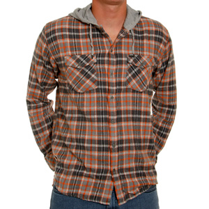 Hurley Dartsford Hooded flannel shirt -