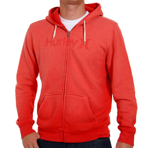 Hurley Fader Zip hoody - Red Fade