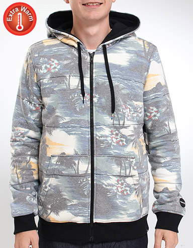 Hurley Flammo Quilted zip hoody
