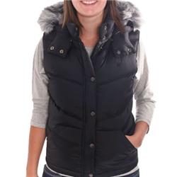 Hurley Ladies Iconic Puffa Gilet - Black