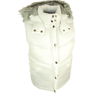 Hurley Ladies Ladies Hurley Iconic Yc Puffer Gilet. White