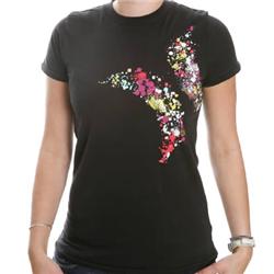Hurley Ladies One And Icon Tomboy Tee - Black