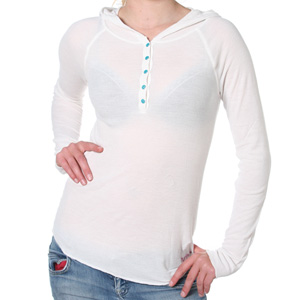 Hurley Ladies One and Only Hooded thermal tee
