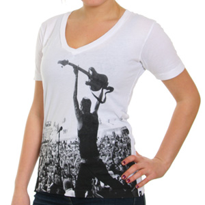 Hurley Ladies Say It Loud V neck tee