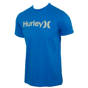 Mens Hurley One & Only T-Shirt. Cyan