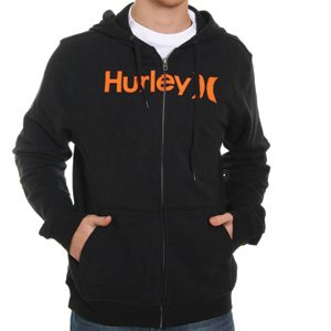 One and Only Black Zip Zip Hoody -
