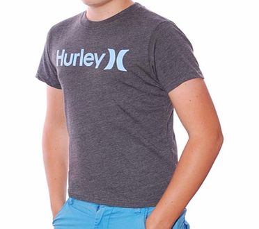 Hurley One And Only Boys T-Shirt - Heather Black