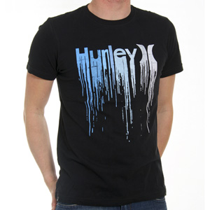 Hurley One and Only Dripper Tee shirt - Black
