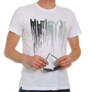 Hurley One and Only Dripper Tee shirt - White