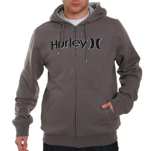 Hurley One and Sherpa Zip hoody - Grey