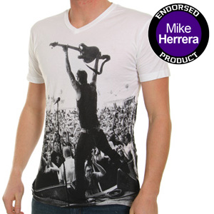 Hurley Play It Loud V neck tee shirt