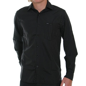 Hurley Striper LS Shirt - Black