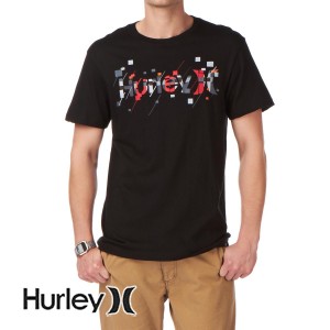 Hurley T-Shirts - Hurley Chexx T-Shirt - Black