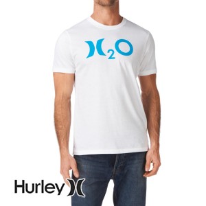 Hurley T-Shirts - Hurley H2O Logo T-Shirt - White